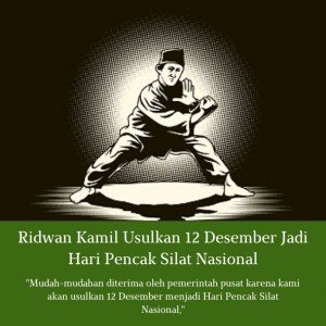Ridwan Kamil Usulkan 12 Desember Jadi Hari Pencak Silat Nasional
