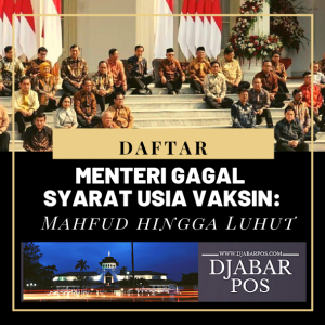 Daftar Menteri Gagal Syarat Usia Vaksin: Mahfud hingga Luhut
