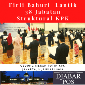 Firli Bahuri  Lantik 38 Jabatan Struktural KPK
