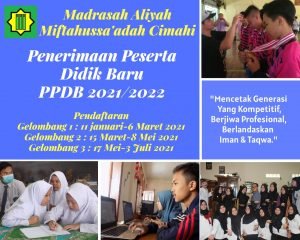 MA – Miftahussa’adah Cimahi : Buka Pendaftaran PPDB Tahun Ajaran 2021 – 2022