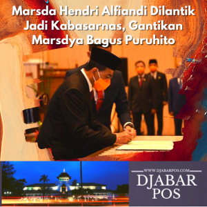 Marsda Hendri Alfiandi Dilantik Jadi Kabasarnas, Gantikan Marsdya Bagus Puruhito