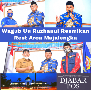 Wagub Uu Ruzhanul Resmikan Rest Area Majalengka