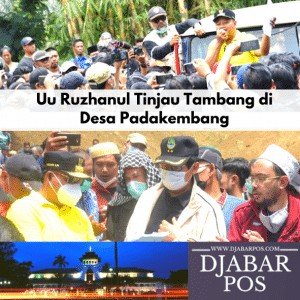 Uu Ruzhanul Tinjau Tambang di Desa Padakembang