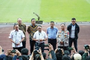 Menpora, Ketua PSSI dan Kapolda Jabar Cek Kelaikan  Stadion GBLA Untuk PertandinganLiga 1
