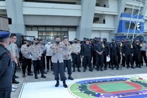 Wakapolda Jabar Pimpin Gladi Kesiapan Pengamanan Laga Persib Bandung VS Madura FC di GBLA
