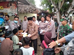 Polres Indramayu Berikan Santunan Kepada Anak Yatim Dan Piatu