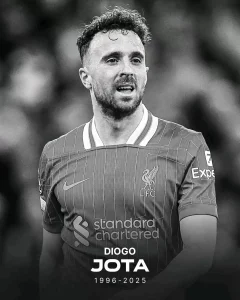Pemain Liverpool Diogo Jota Meninggal